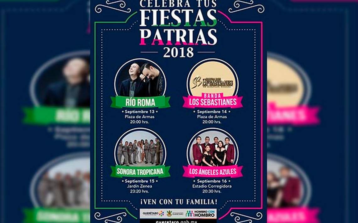 Anuncia cartel para Fiestas Patrias en Querétaro Diario de Querétaro